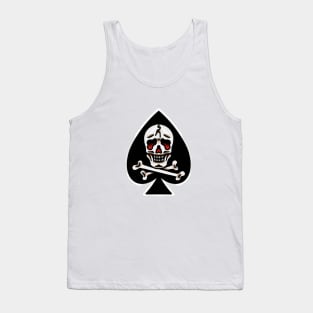 An ace of spades design. Tank Top